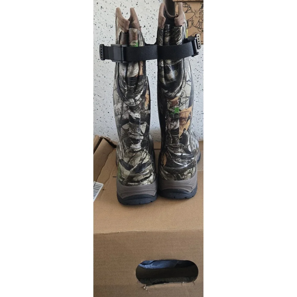 Tidewe Mens RubberHuntingBoots Waterproof Insulated 7mm Neoprene Camo TRB002-NG8